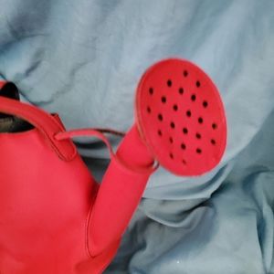 Red pylones watering can purse